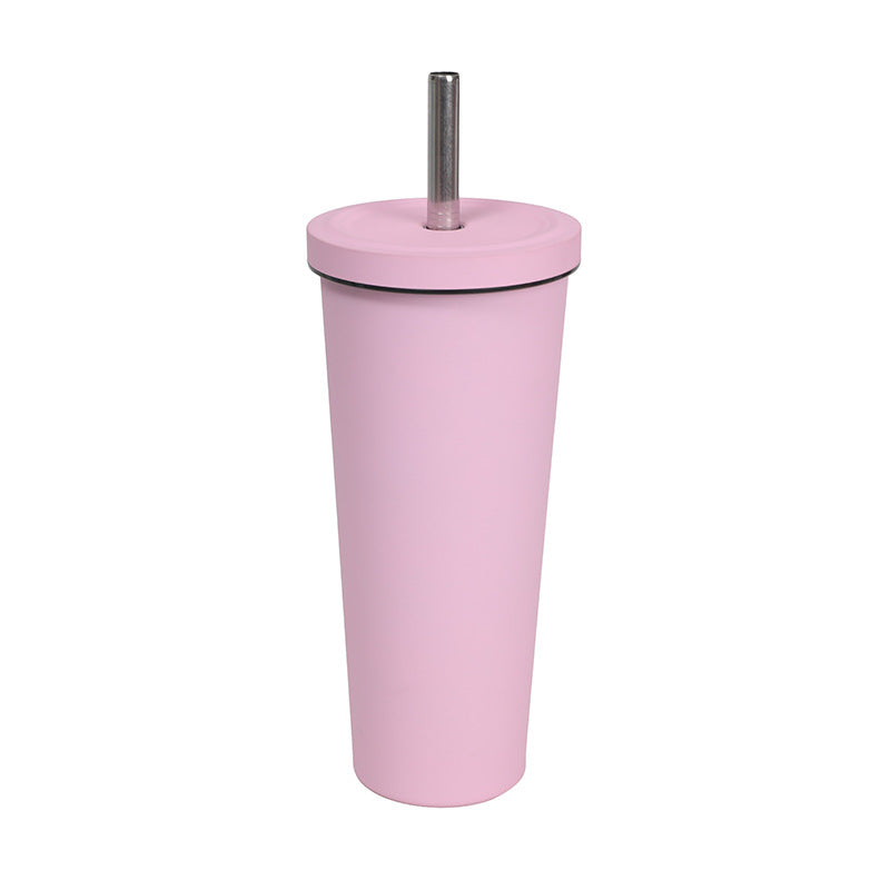 Unisex To-Go drinking mug with strong insulation and stainless steel straw Kalsten