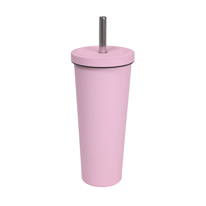 Unisex To-Go drinking mug with strong insulation and stainless steel straw Kalsten