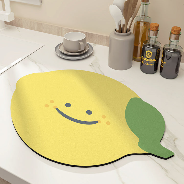 Decorative Floral Kitchen Mat