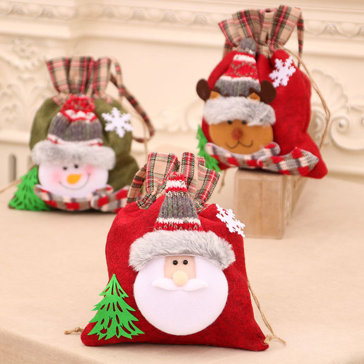 Festive Santa-Themed Gift Tote Kalsten