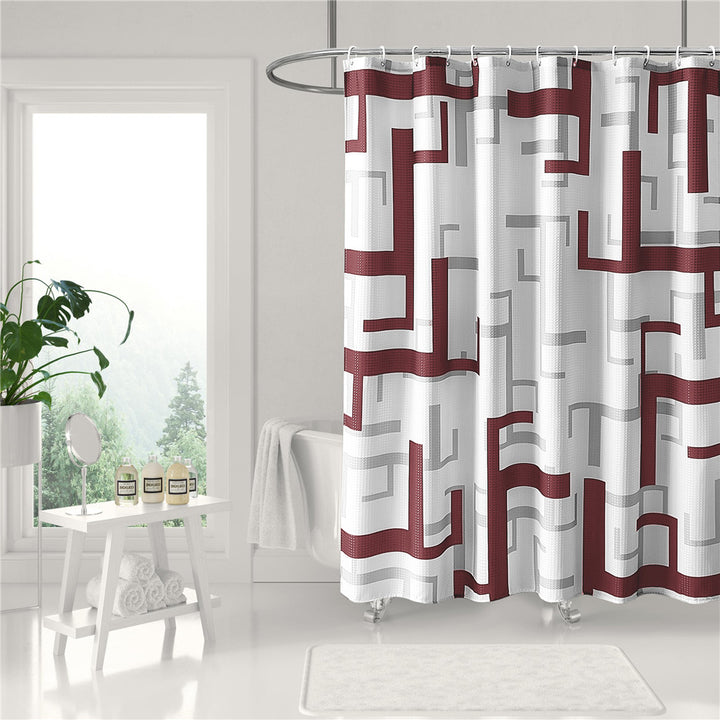 Modern Geometric Shower Curtain Kalsten