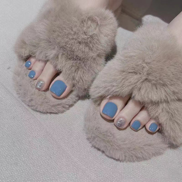 Luxurious Spa-Style Press-On Toenail Set