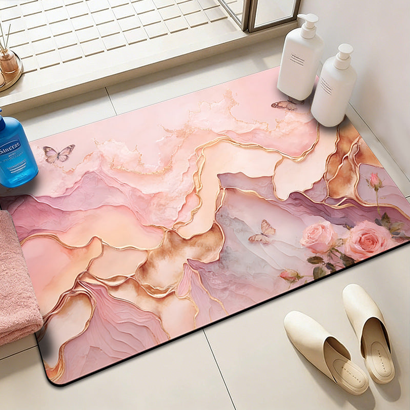 Elegant Artistic Bath Mat