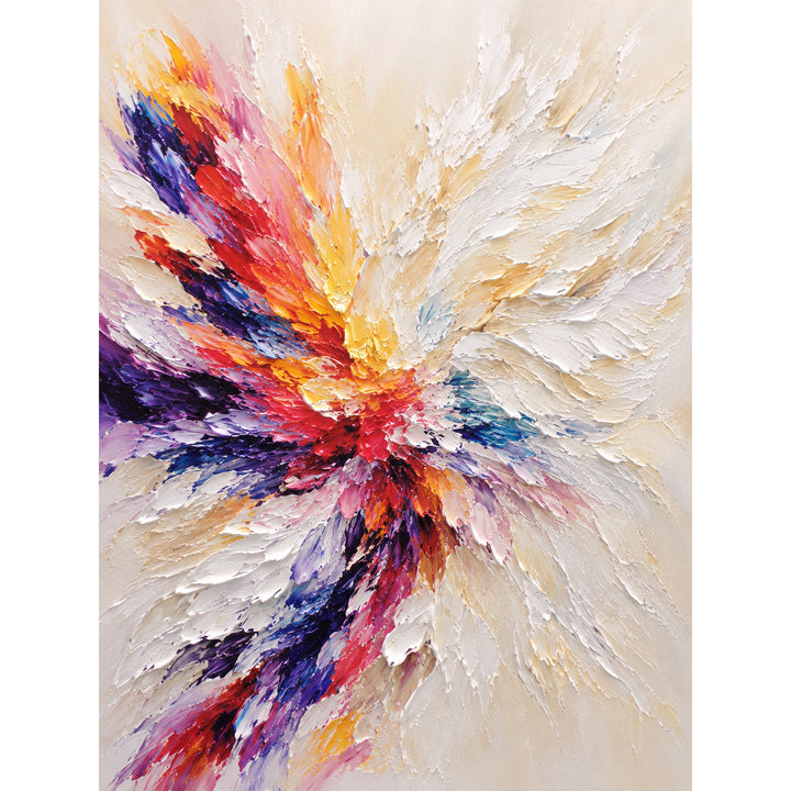 Textured Abstract Pop Art Canvas Wall Art