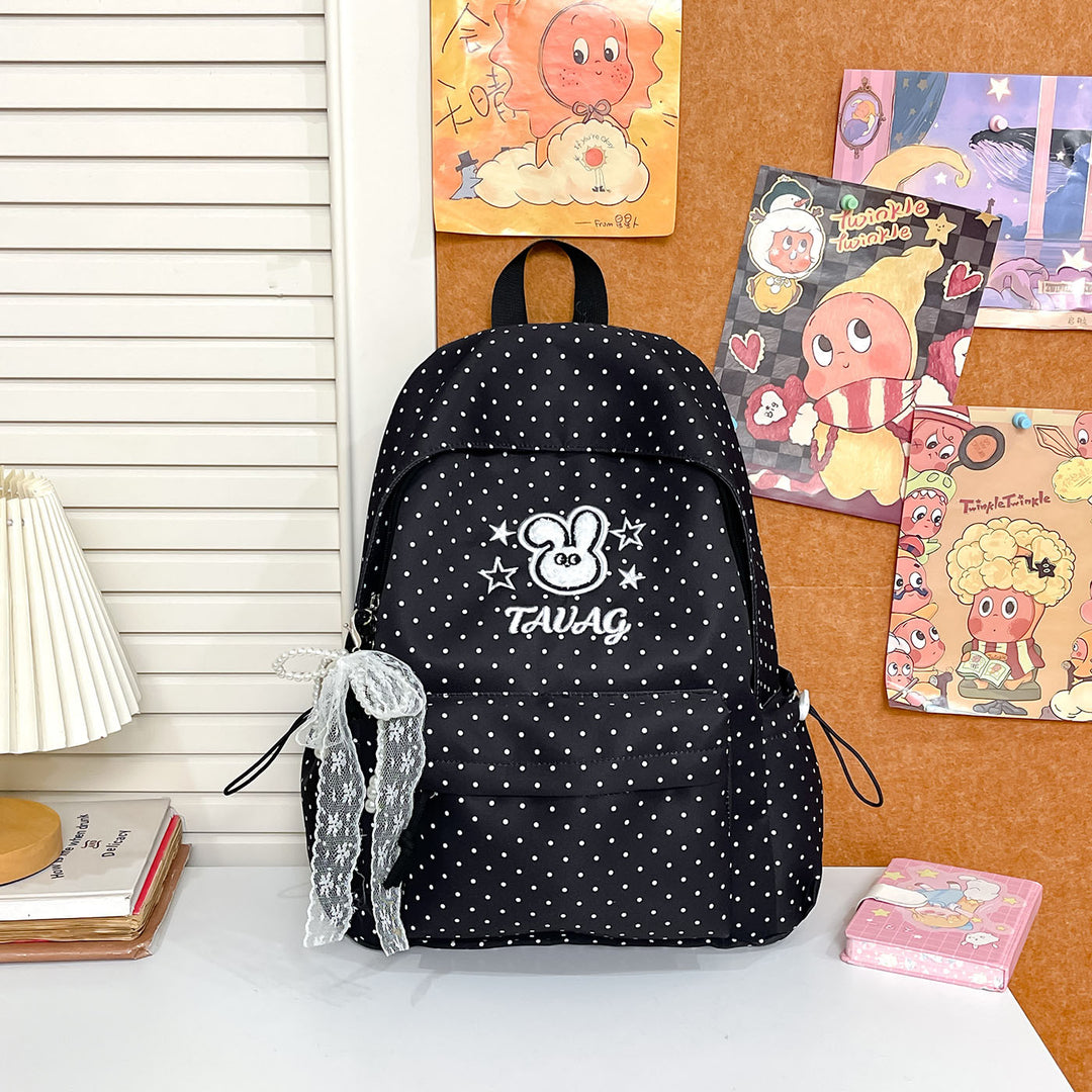 Cute Polka Dot Character Backpack Kalsten