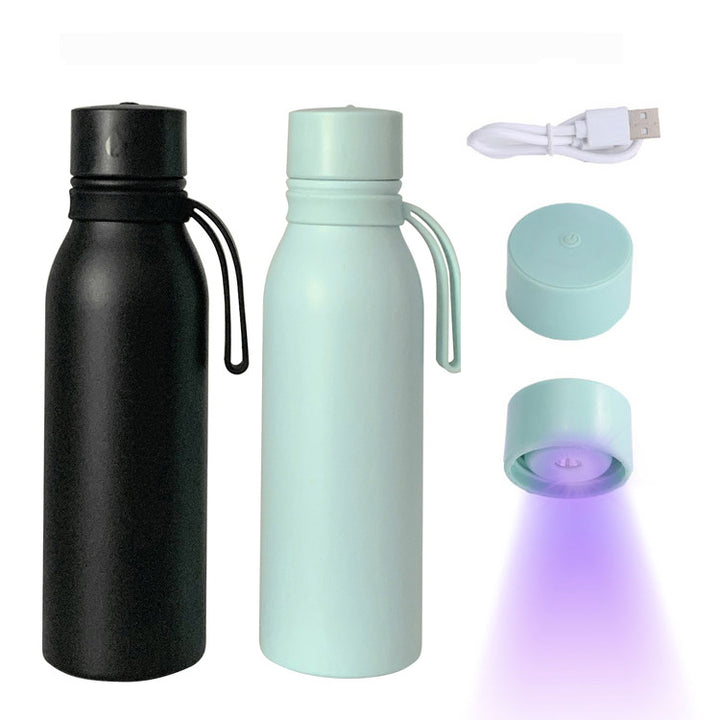 Women's UV Disinfection Water Bottle with LED Display and USB Port Kalsten