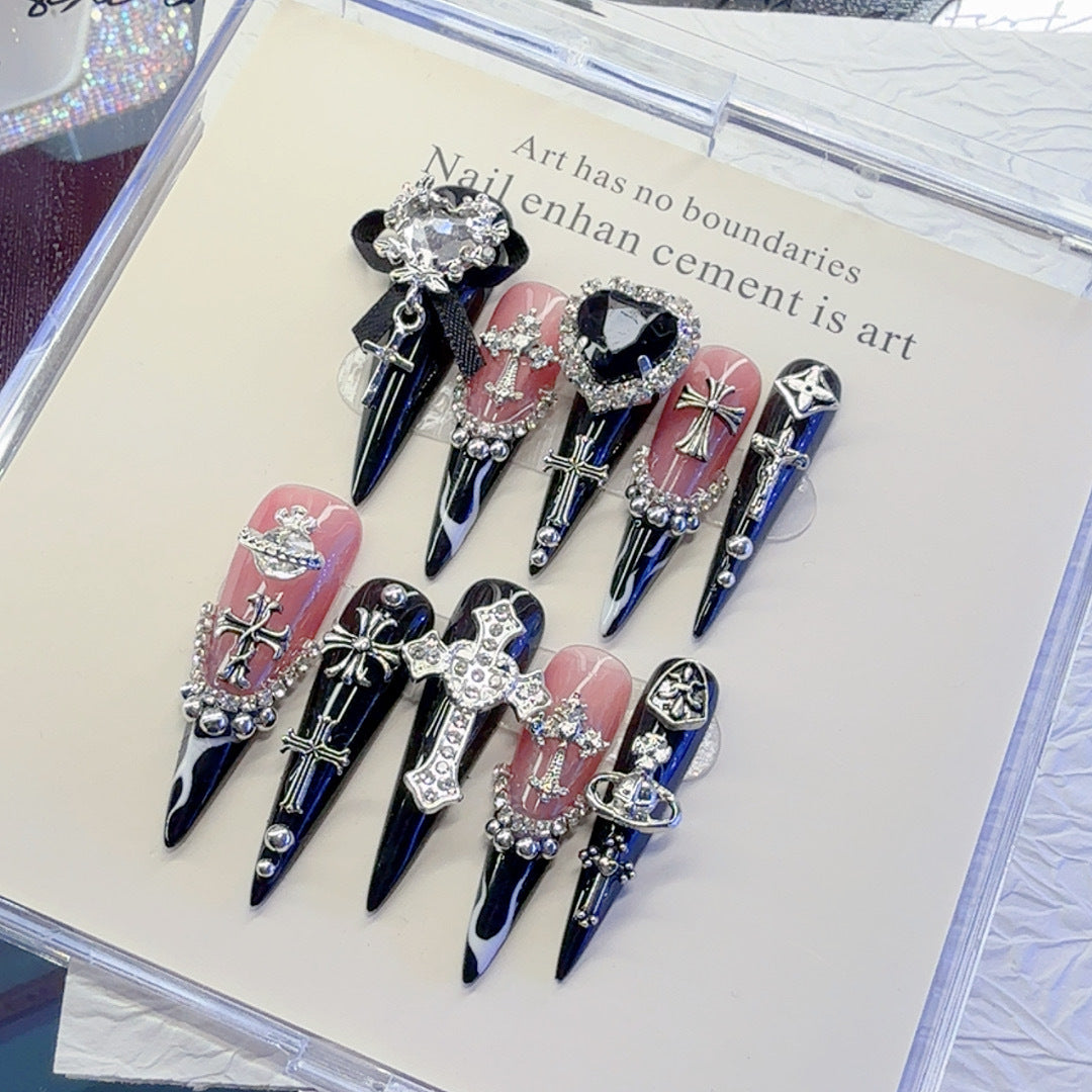Gothic Inspired Decorative Nail Art Set