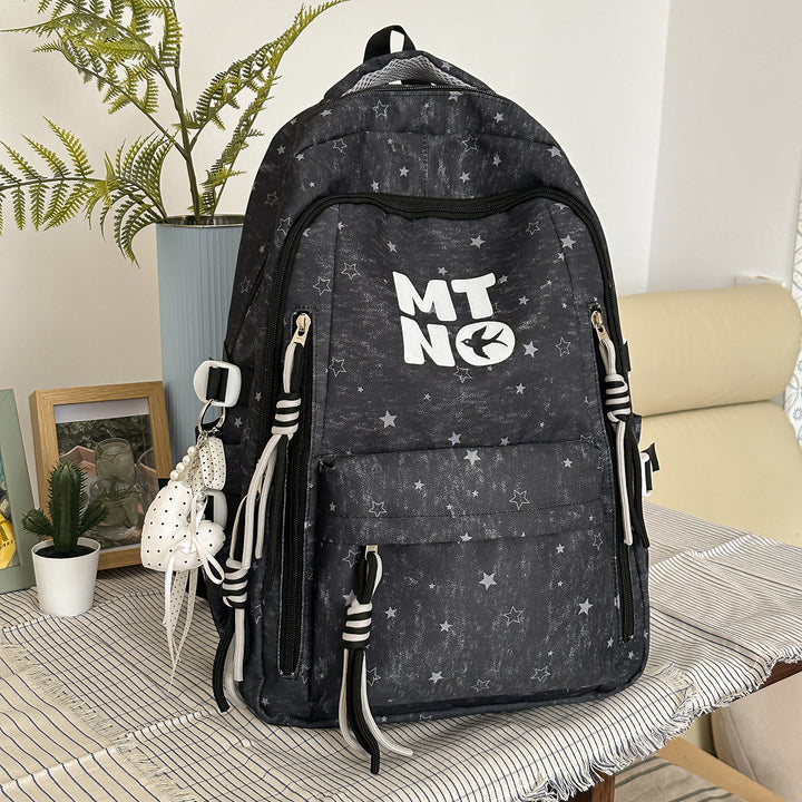 Stylish Star-Embellished Casual Backpack Kalsten 1791206135
