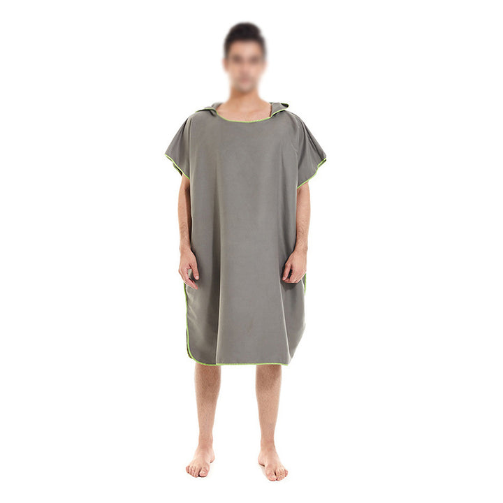 Women's Hooded Poncho made of soft Microfiber Fabric Kalsten