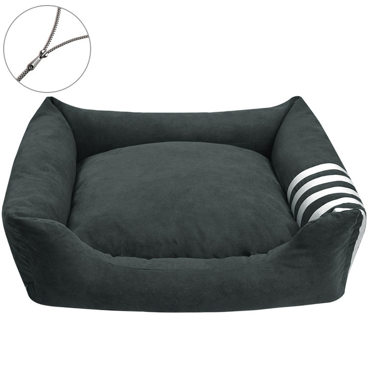 Cozy Bolstered Dog Bed