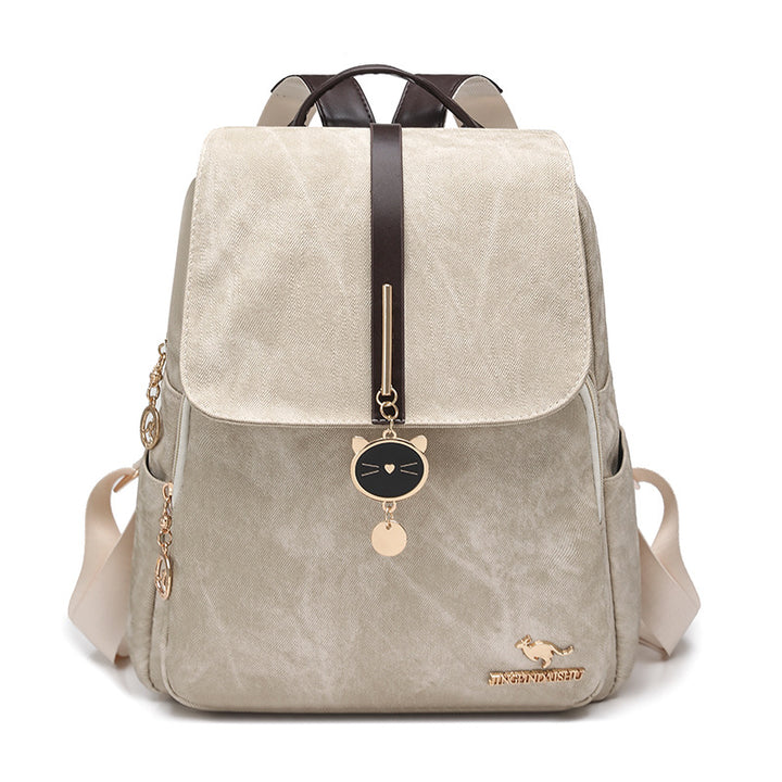 Vintage-Inspired Canvas Backpack Kalsten