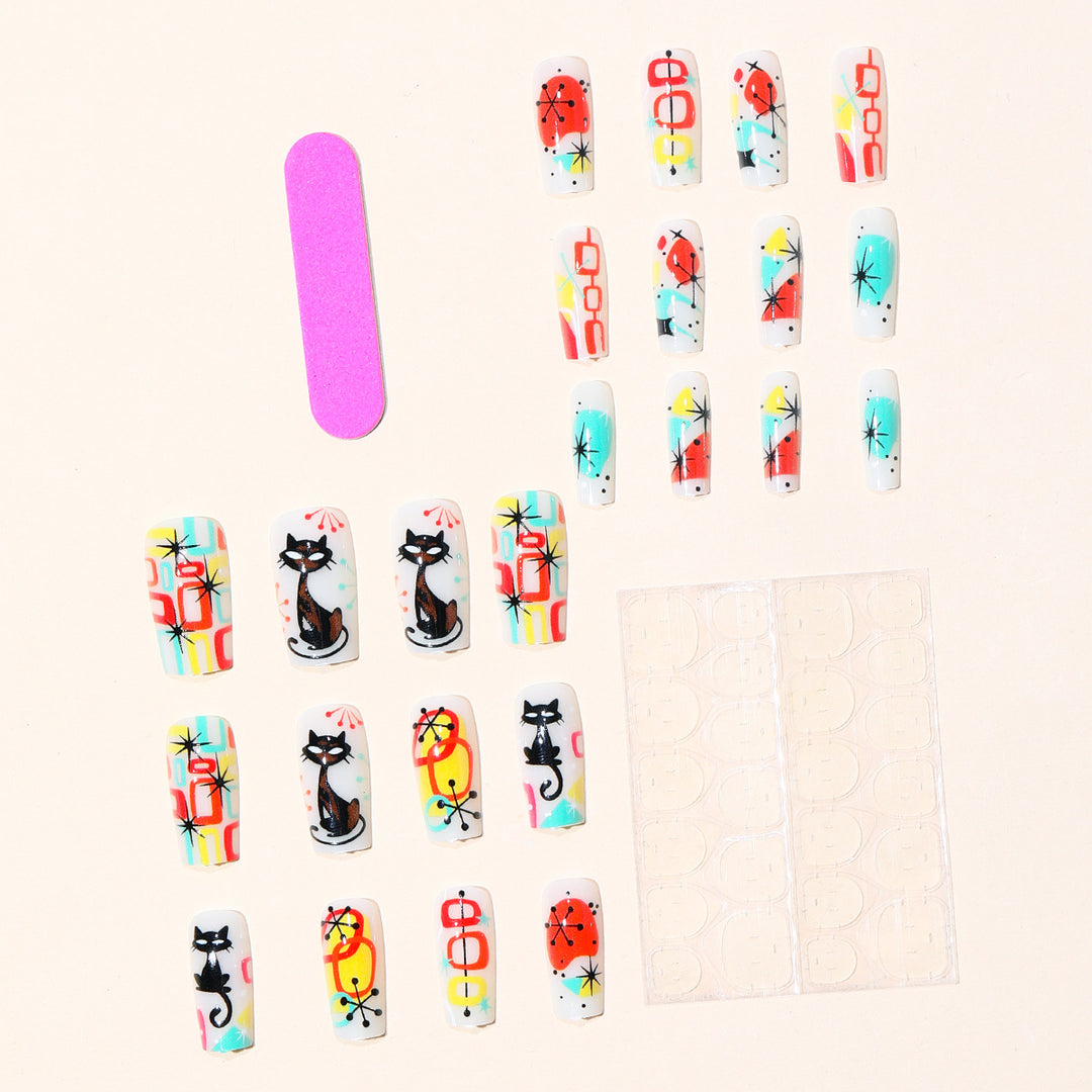 Artistic Abstract Nail Art Set Kalsten