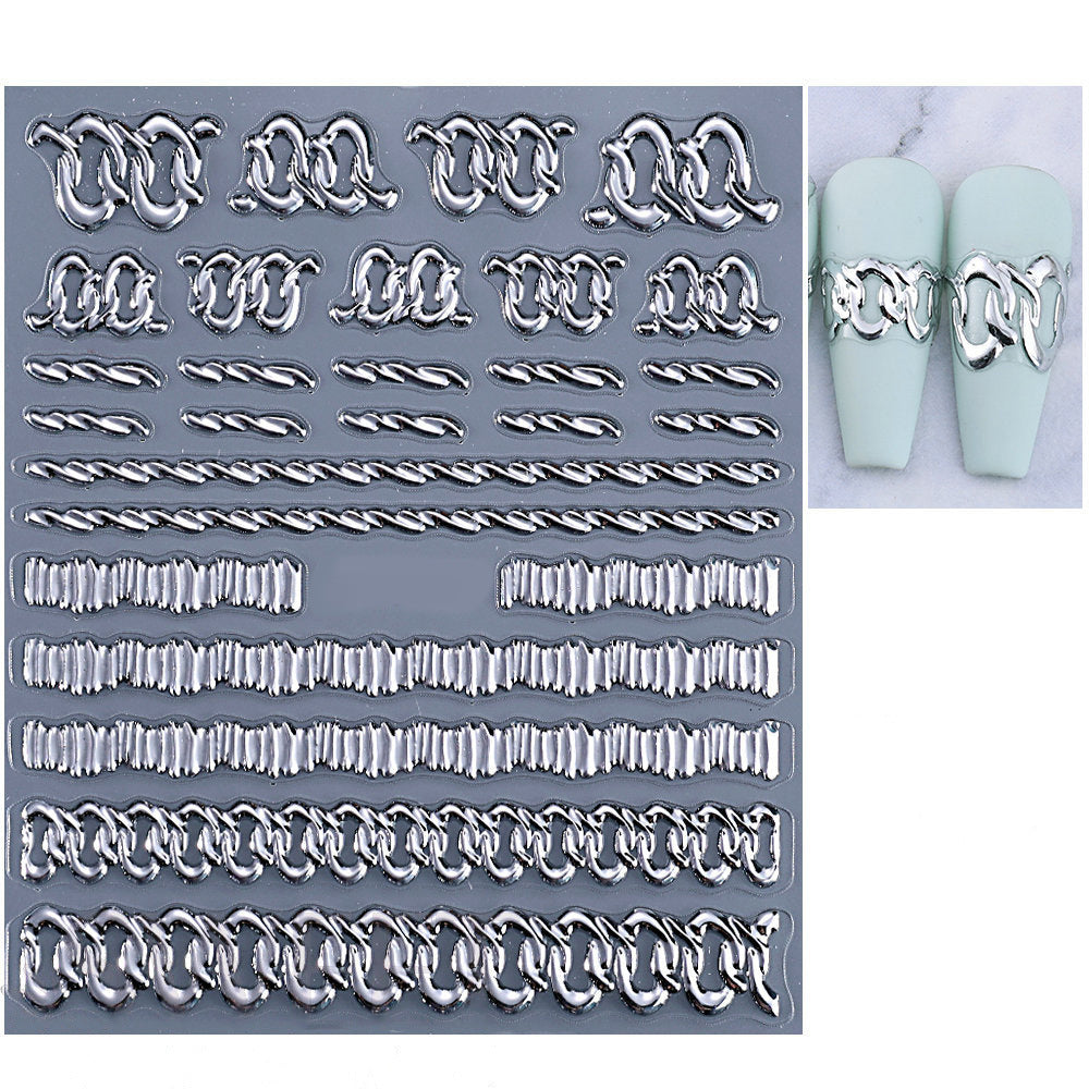 Metallic Nail Art Striping Tape