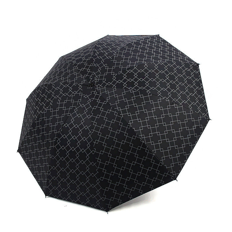 Women's Folding Umbrella with Modern Geometric Pattern Kalsten