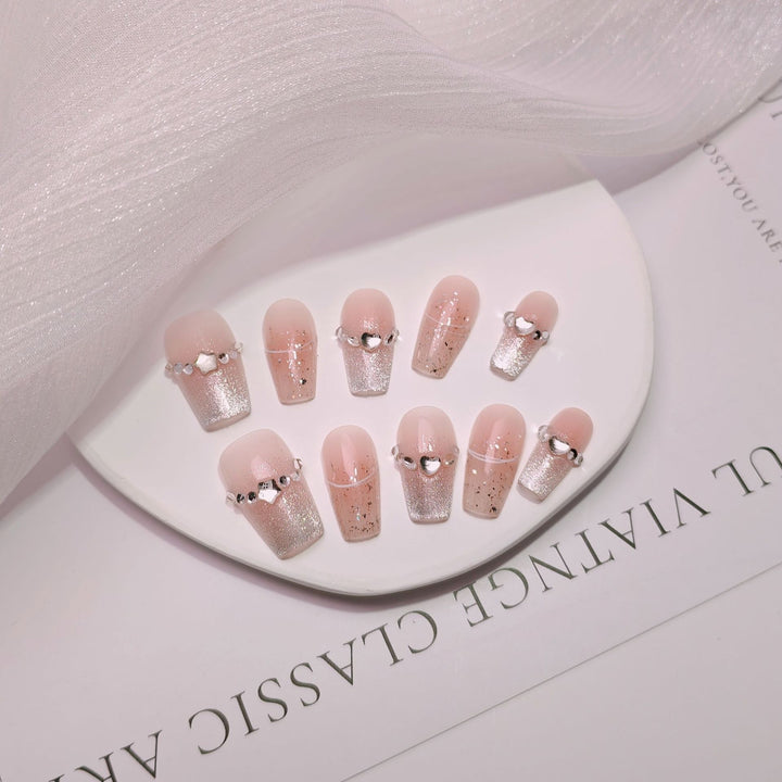 Elegant French Tip Press-On Nails Kalsten