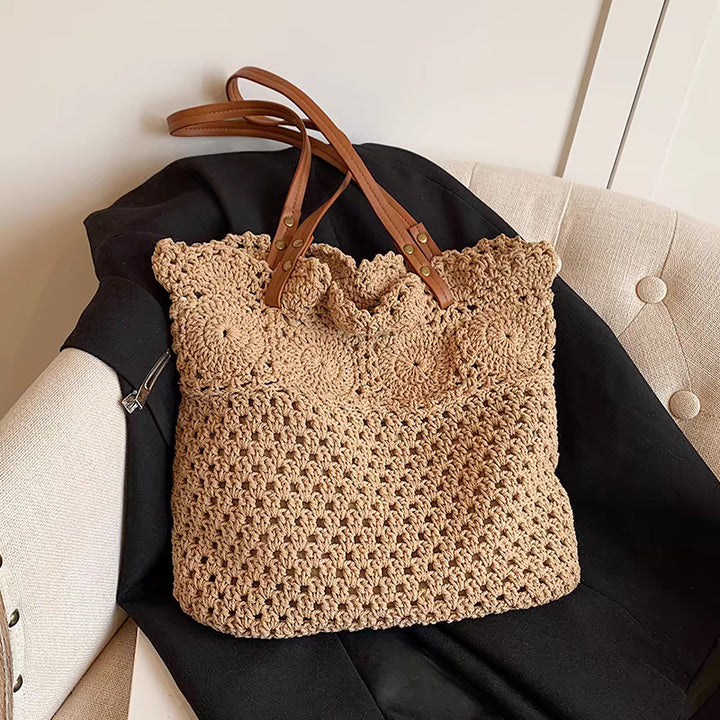 Hand-knotted macramé tote bag Kalsten