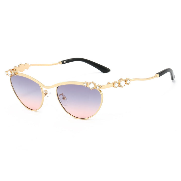 Women's Cat-Eye Sunglasses with Sparkling Stone Accents Kalsten