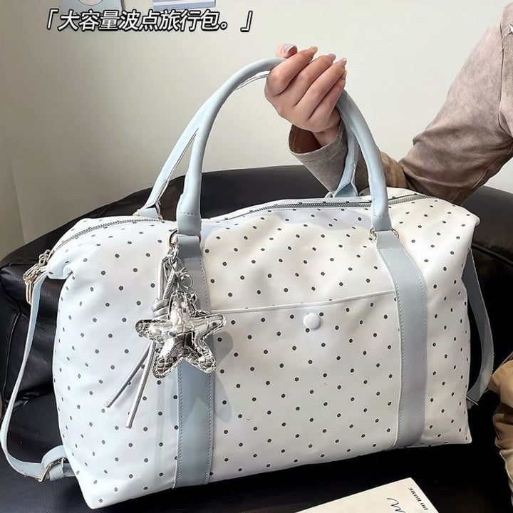 Women's Polka Dot Travel Duffel Bag Kalsten