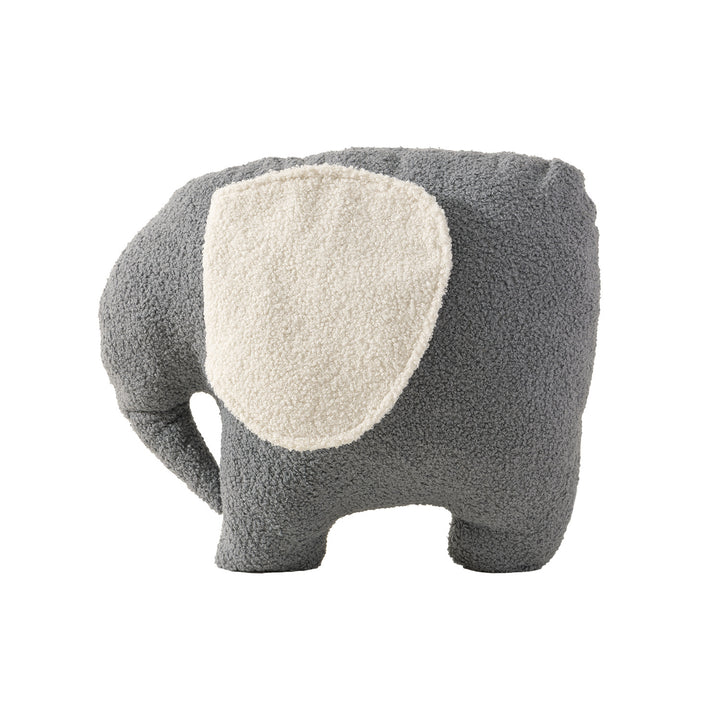 Cuddle teddy cushion made of boucle with ergonomic back support
