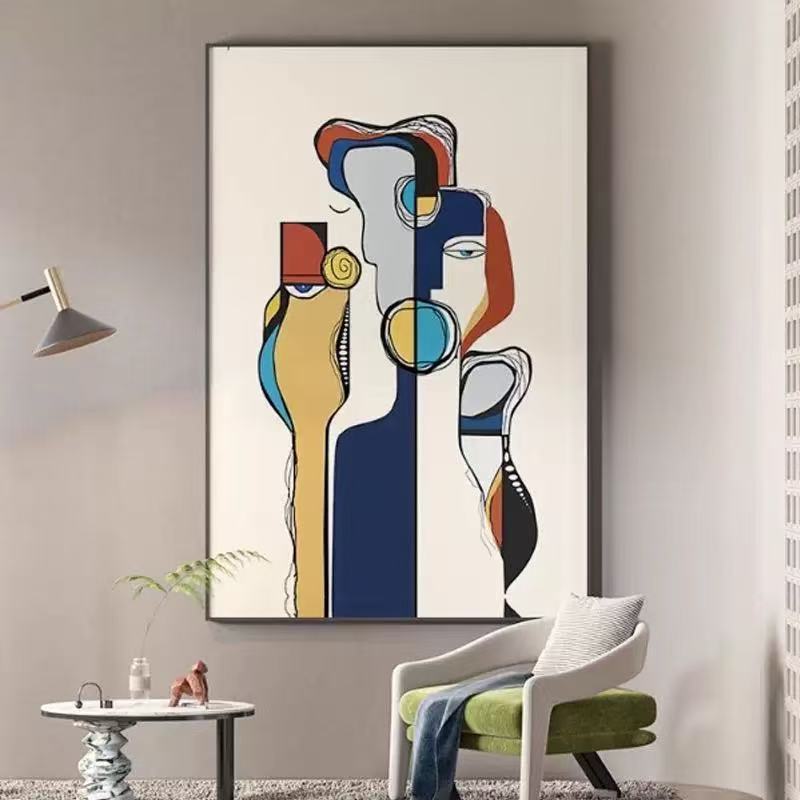 Abstract Figure Art Print