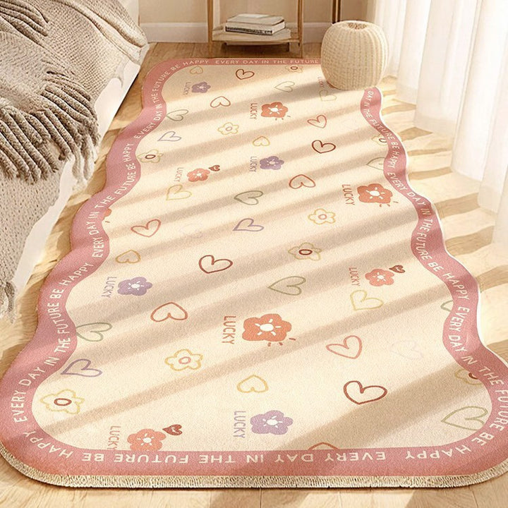 Artistic Wavy Edge Area Rug for Home Decor