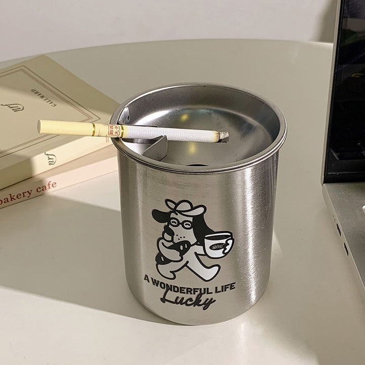 Stainless Steel Ashtray with Charming Design Kalsten