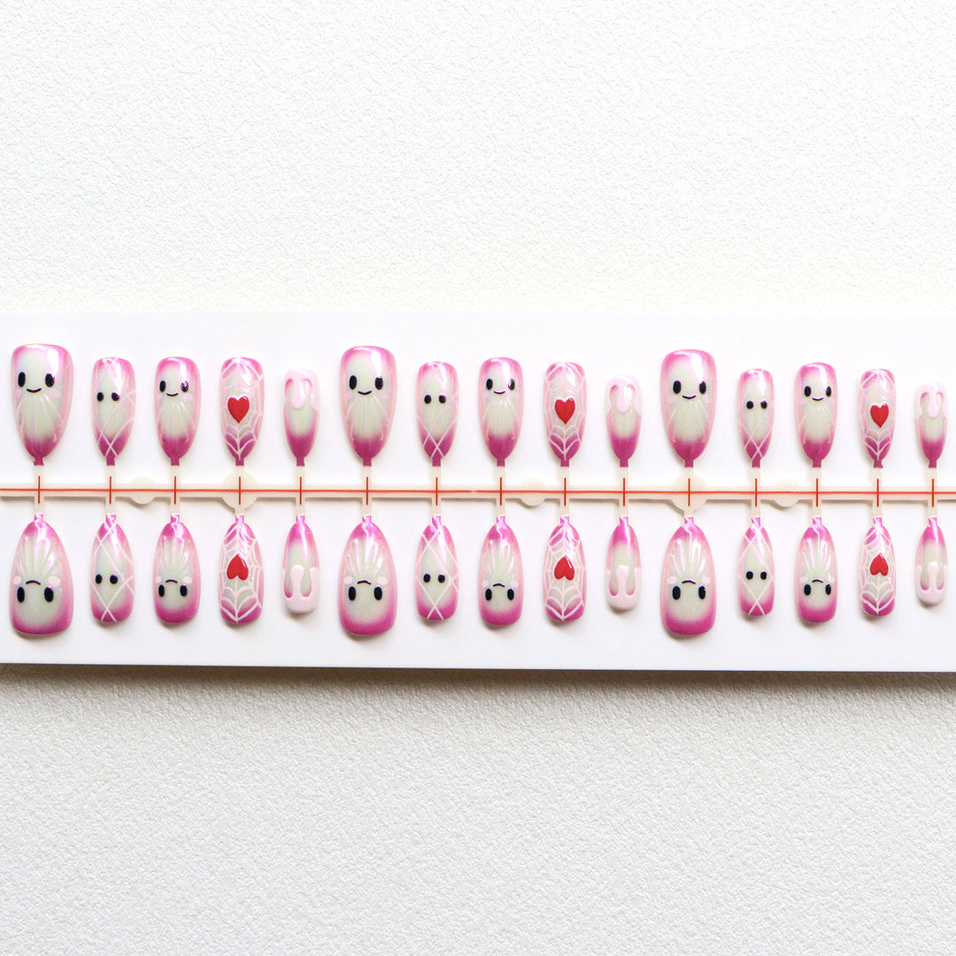 Whimsical Character Press-On Nail Art Set Kalsten