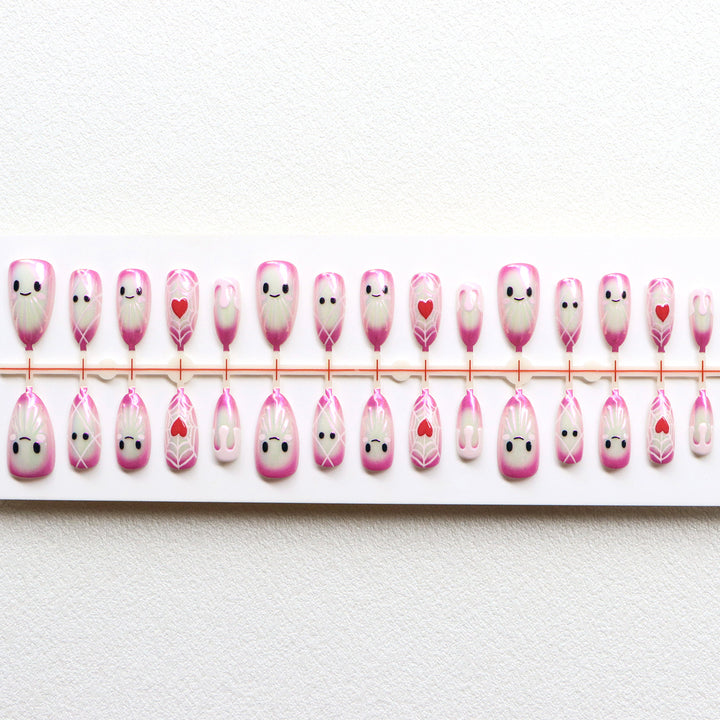 Whimsical Character Press-On Nail Art Set Kalsten