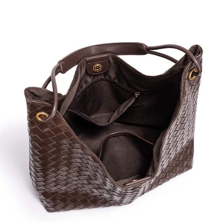 Stylish Woven Hobo Handbag Kalsten