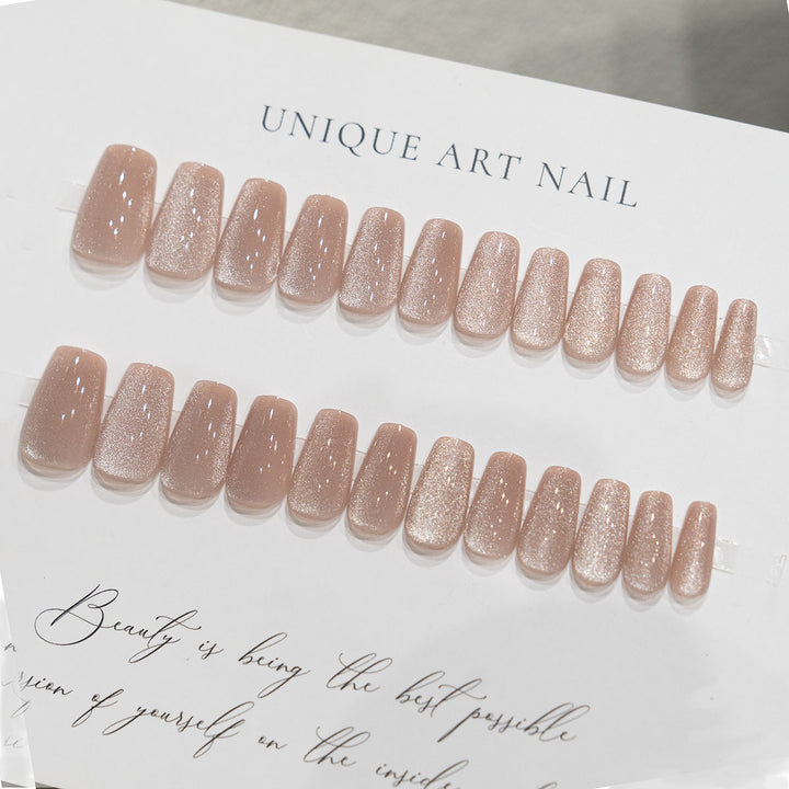 Elegant Glittery Press-On Nails