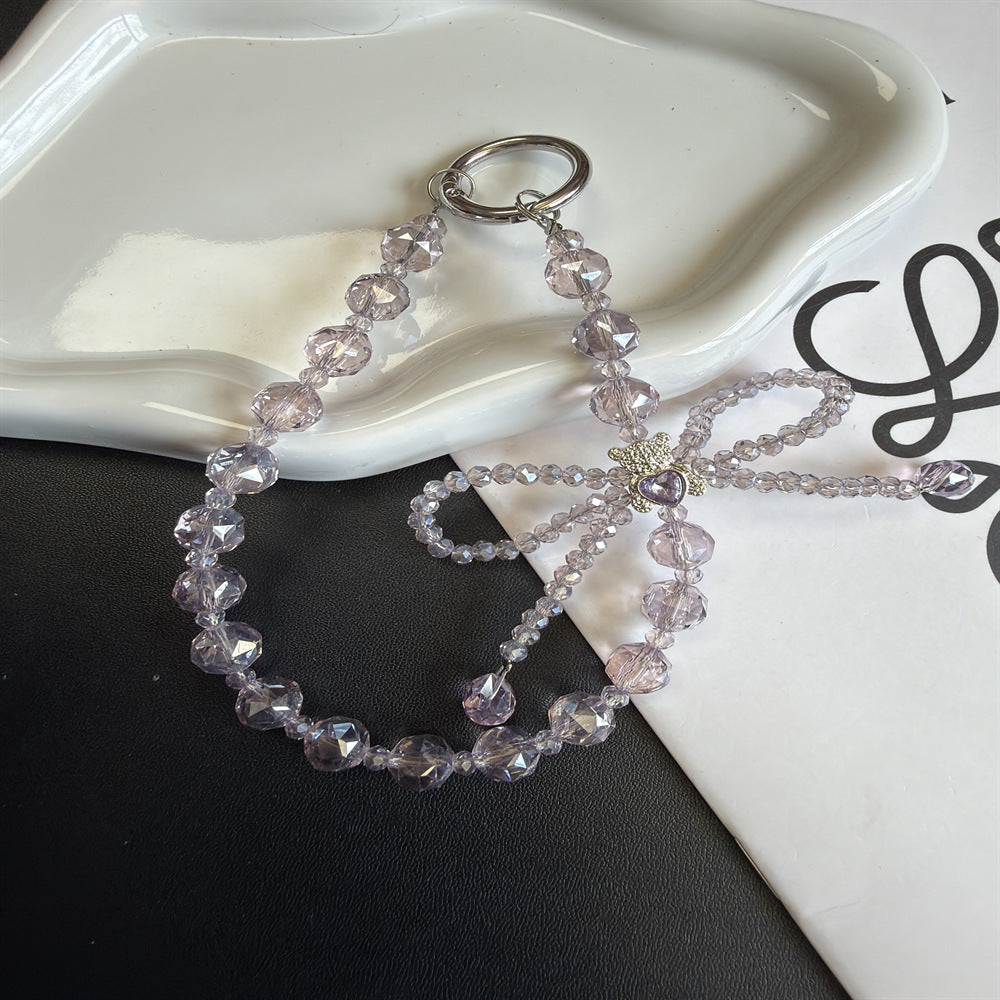 Elegant Crystal Beaded Charm Keychain Kalsten