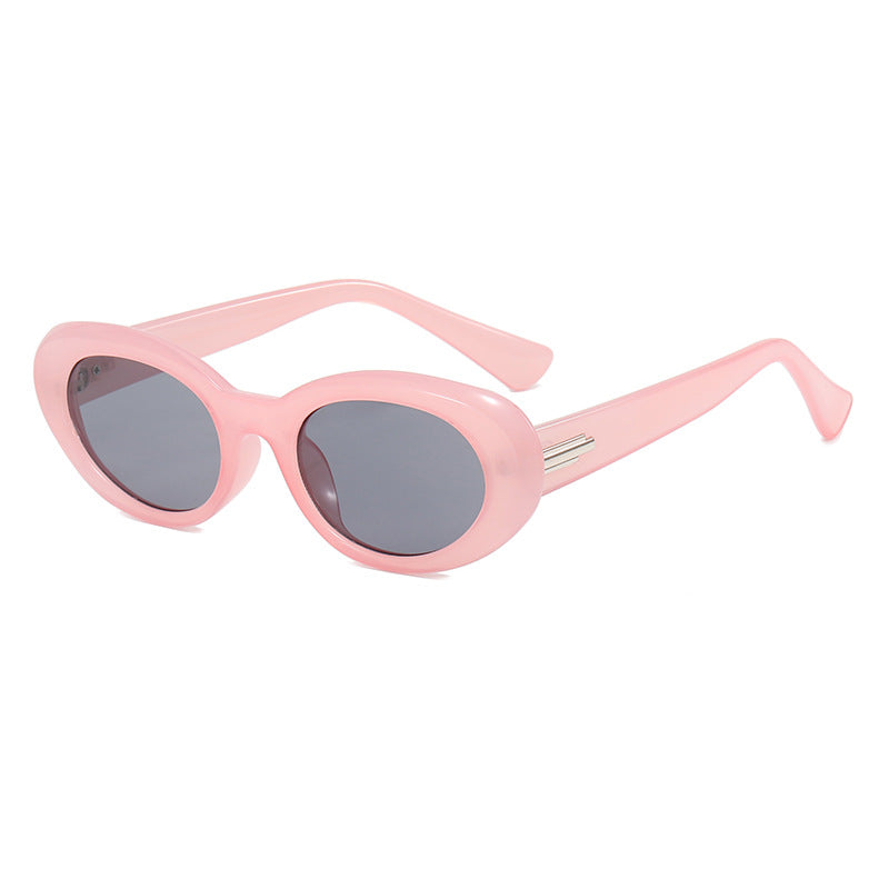 Women's elegant oval-shaped sunglasses with high-quality lenses Kalsten