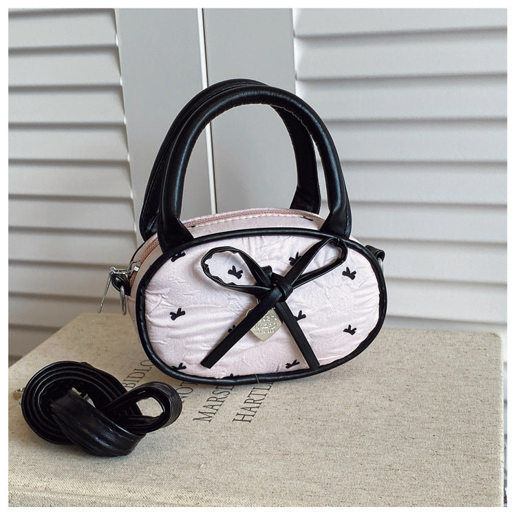 Quilted Mini Handbag with Heart Detail Kalsten