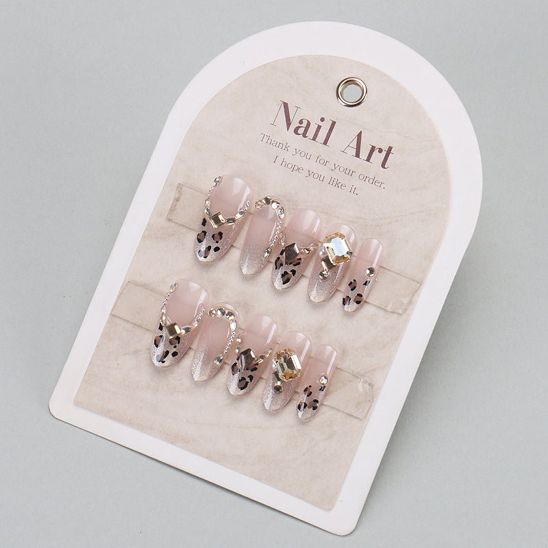 Premium Long Almond-Shaped Press-On Nails Kalsten
