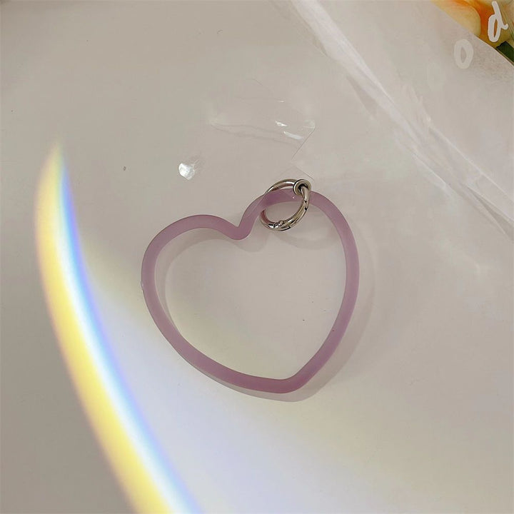 Heart-Shaped Silicone Tag Holder Kalsten