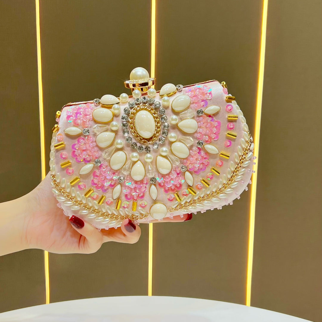 Ornate Decorative Evening Clutch