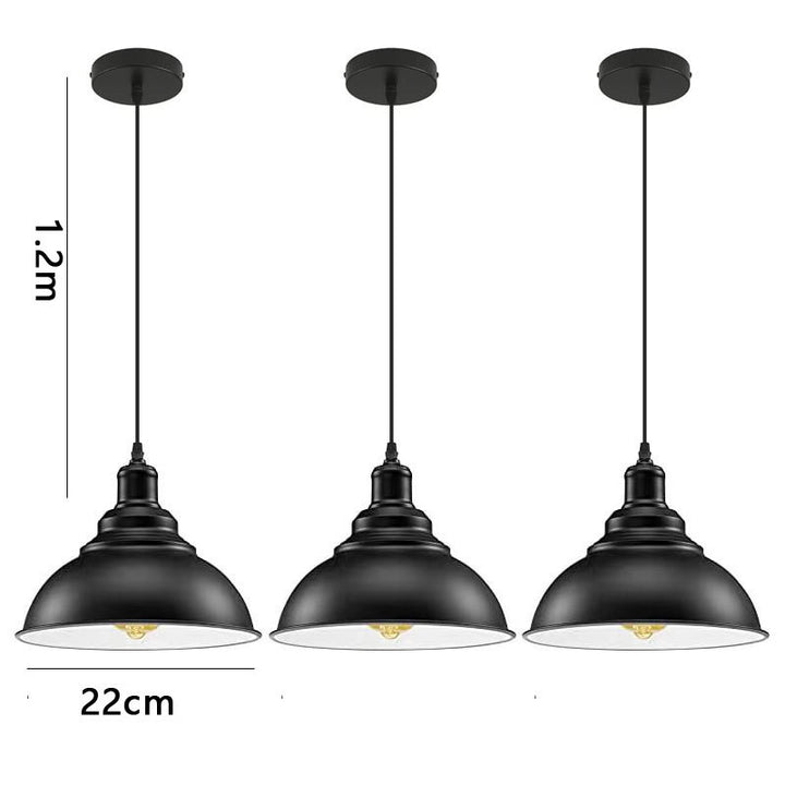 Industrial Dome Pendant Light