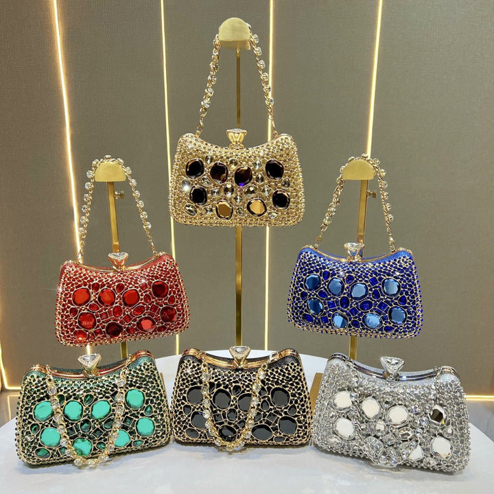 Opulent Bejeweled Evening Clutch
