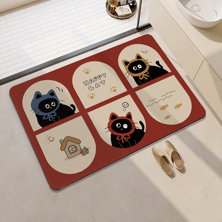 Citrus-Themed Comfort Bath Mat Kalsten