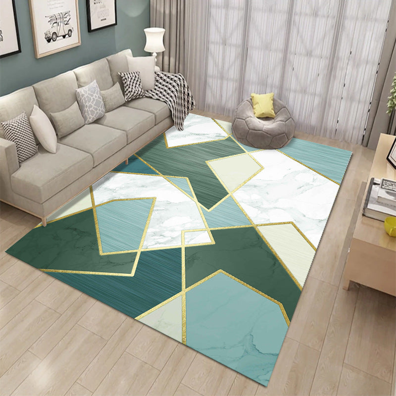 Modern Geometric Pattern Area Rug Kalsten