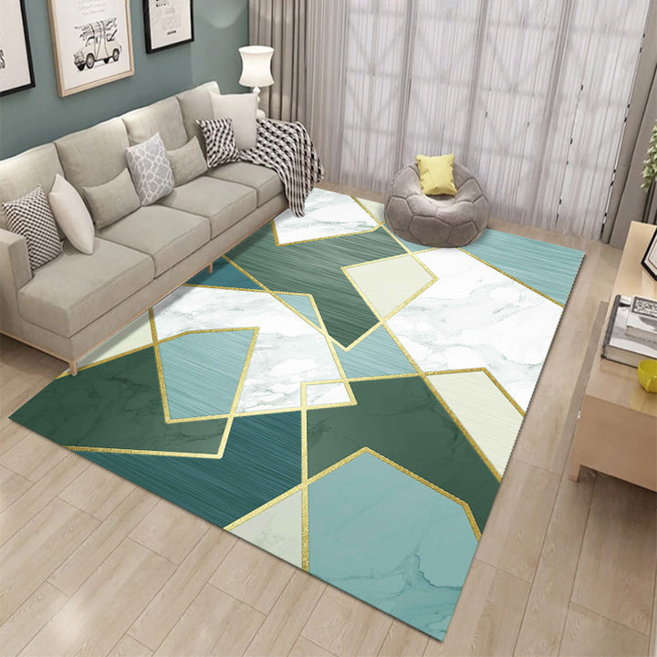 Modern Geometric Pattern Area Rug Kalsten