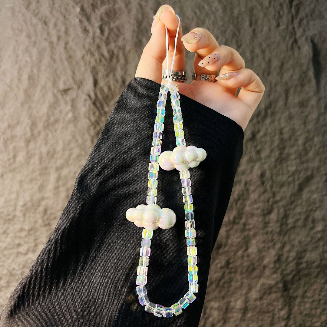 Beaded Cloud Charm Eyewear Holder Kalsten