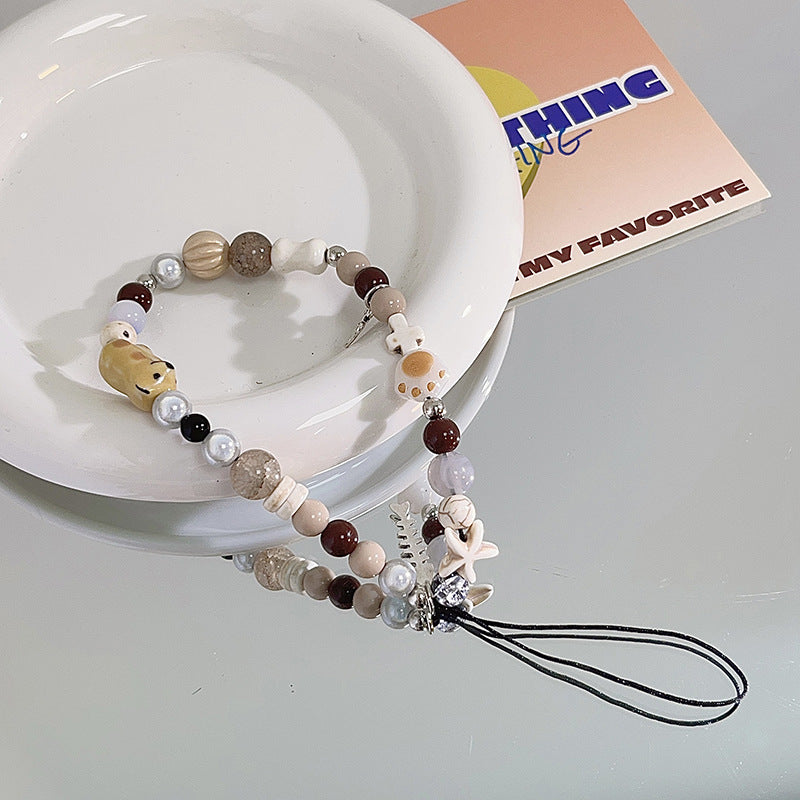 Animal-Themed Beaded Charm Eyewear Holder Kalsten