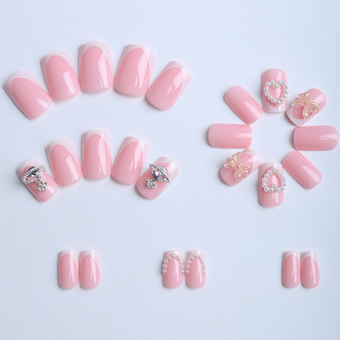 Artificial artificial nails with glamorous decorations Kalsten