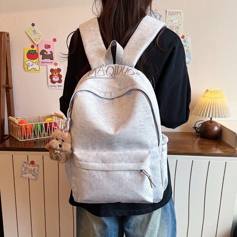 Casual Textured Backpack Kalsten