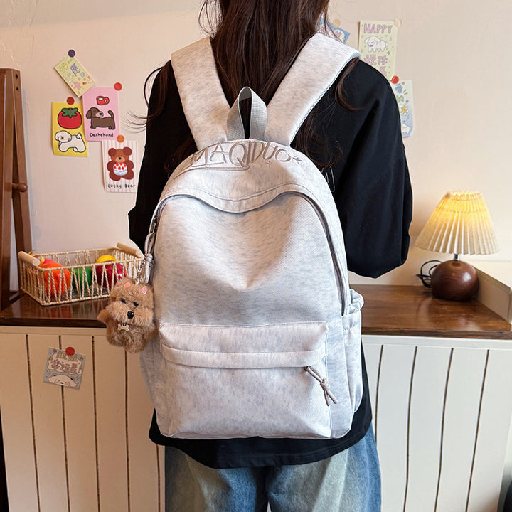 Casual Textured Backpack Kalsten