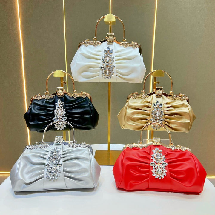 Ornamented Vintage-Inspired Evening Bag