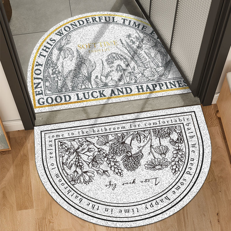 Inspirational Quote Welcome Mat