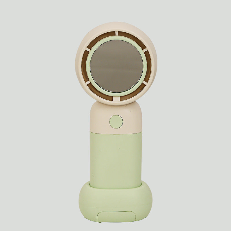 Women Portable Handheld Fan with Integrated Mirror Kalsten