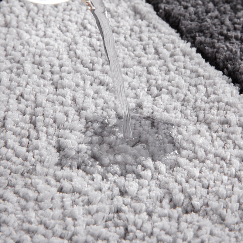 Textured Wave Pattern Bath Mat Kalsten